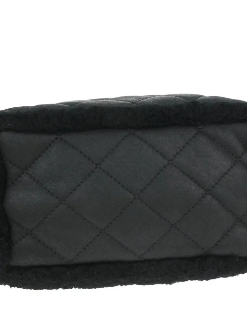 Chanel Black Mouton Chain Tote Bag 178246